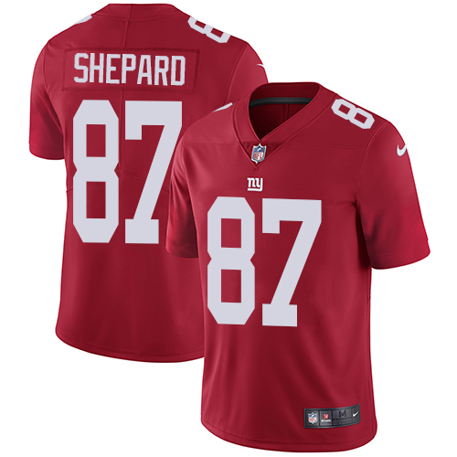 2019 men New York Giants #87 Shepard red Nike Vapor Untouchable Limited NFL Jersey